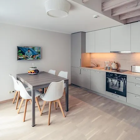 Nidos Apartamentai Taikos G.41 Buitenkant foto