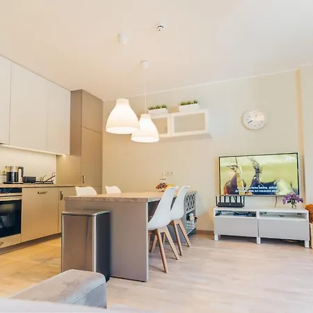Nidos Apartamentai Taikos G.41 Buitenkant foto